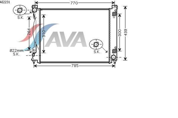 AVA COOLING SYSTEMS AI2231   