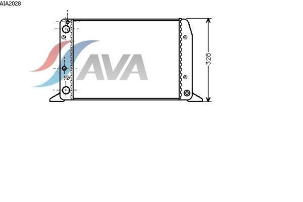 AVA COOLING SYSTEMS AIA2028 радиатор охлаждения двигателя
