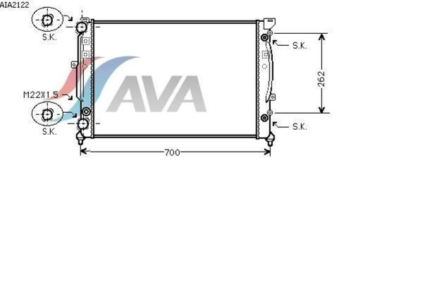AVA COOLING SYSTEMS AIA2122   