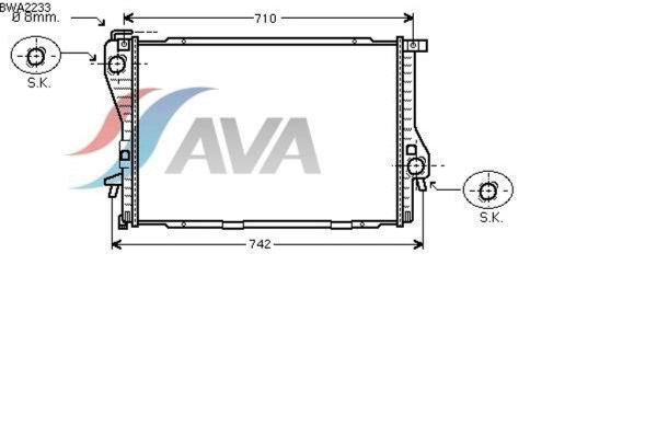 AVA COOLING SYSTEMS BWA2233   