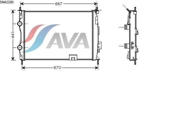 AVA COOLING SYSTEMS DNA2280   