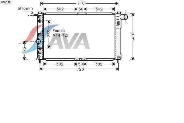 AVA COOLING SYSTEMS DW2010   