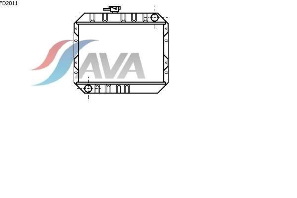 AVA COOLING SYSTEMS FD2011 радиатор охлаждения двигателя