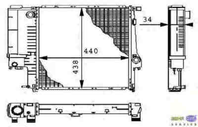 HELLA 8MK376711-571 радиатор охлаждения двигателя