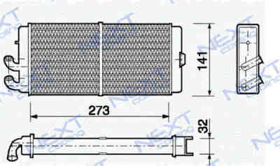 Next Cooling NC01013001M радиатор охлаждения двигателя