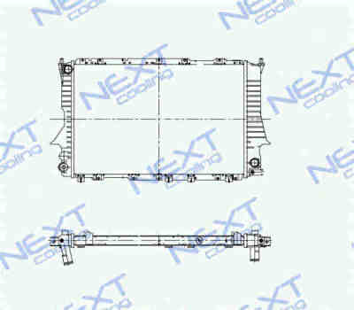 Next Cooling NC01013008M радиатор охлаждения двигателя