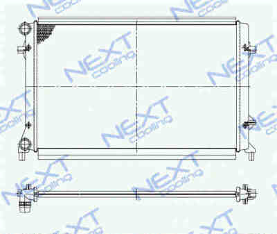Next Cooling NC01013022M радиатор охлаждения двигателя
