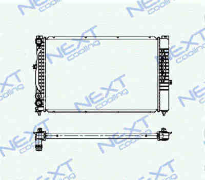 Next Cooling NC01013025M радиатор охлаждения двигателя