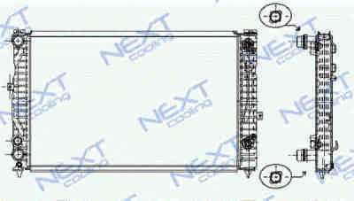 Next Cooling NC01013027M радиатор охлаждения двигателя