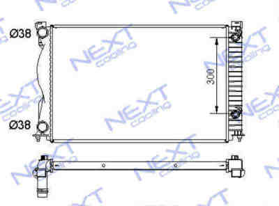 Next Cooling NC01013041B радиатор охлаждения двигателя