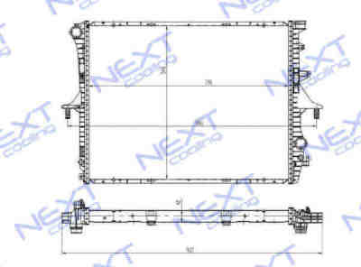 Next Cooling NC01013044B радиатор охлаждения двигателя