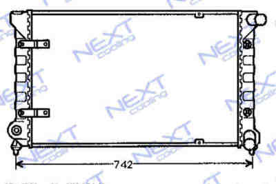 Next Cooling NC01013051M радиатор охлаждения двигателя