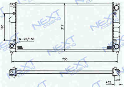 Next Cooling NC01013067M радиатор охлаждения двигателя