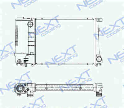 Next Cooling NC01016004M радиатор охлаждения двигателя