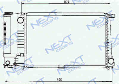 Next Cooling NC01016015M радиатор охлаждения двигателя