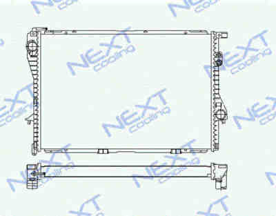 Next Cooling NC01016025M радиатор охлаждения двигателя