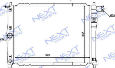 Next Cooling NC01022007M радиатор охлаждения двигателя