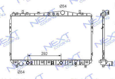 Next Cooling NC01022015B радиатор охлаждения двигателя