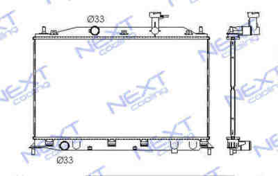 Next Cooling NC01037004B радиатор охлаждения двигателя
