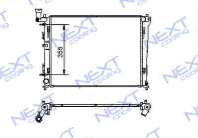 Next Cooling NC01037012B радиатор охлаждения двигателя