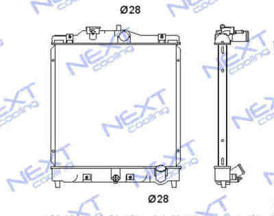 Next Cooling NC01040009B радиатор охлаждения двигателя