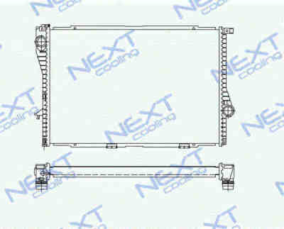 Next Cooling NC01040019B радиатор охлаждения двигателя