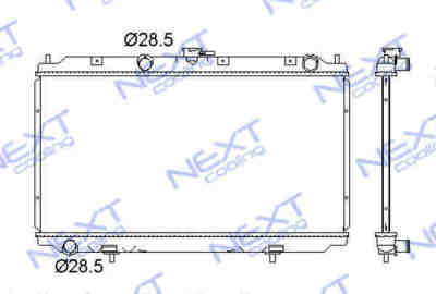 Next Cooling NC01049004B радиатор охлаждения двигателя