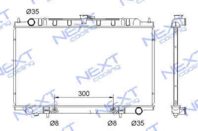 Next Cooling NC01049009B радиатор охлаждения двигателя