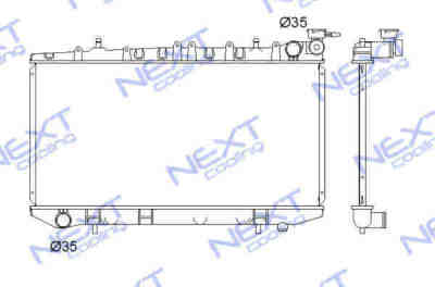 Next Cooling NC01049017B радиатор охлаждения двигателя