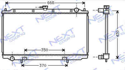 Next Cooling NC01049018B радиатор охлаждения двигателя