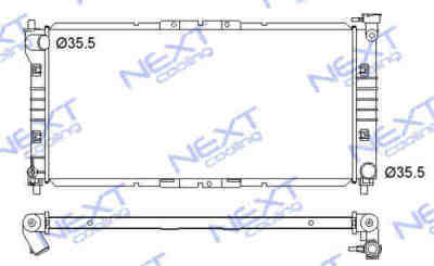 Next Cooling NC01052021B радиатор охлаждения двигателя