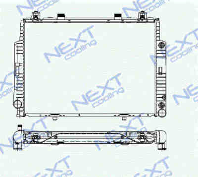 Next Cooling NC01055017B радиатор охлаждения двигателя