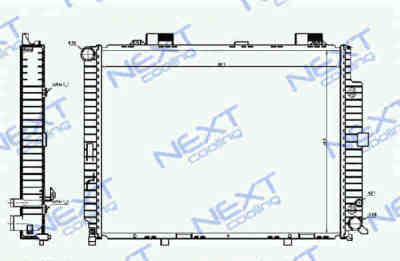 Next Cooling NC01055028B радиатор охлаждения двигателя