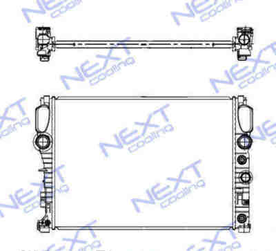 Next Cooling NC01055030B радиатор охлаждения двигателя