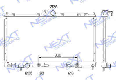 Next Cooling NC01058015B радиатор охлаждения двигателя