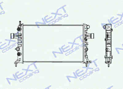 Next Cooling NC01061007M радиатор охлаждения двигателя