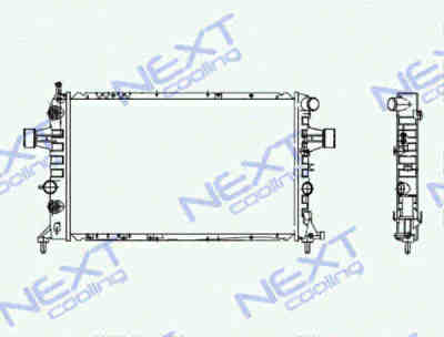 Next Cooling NC01061017M радиатор охлаждения двигателя