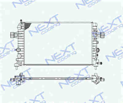 Next Cooling NC01061020M радиатор охлаждения двигателя