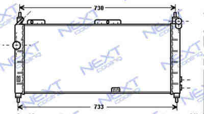 Next Cooling NC01061025M радиатор охлаждения двигателя