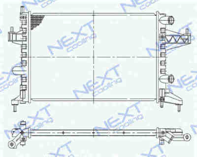 Next Cooling NC01061027M радиатор охлаждения двигателя
