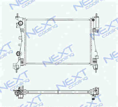 Next Cooling NC01061031M радиатор охлаждения двигателя