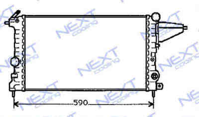 Next Cooling NC01061043M радиатор охлаждения двигателя