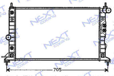 Next Cooling NC01061051M радиатор охлаждения двигателя