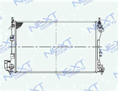 Next Cooling NC01061056M радиатор охлаждения двигателя