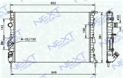 Next Cooling NC01064020B радиатор охлаждения двигателя
