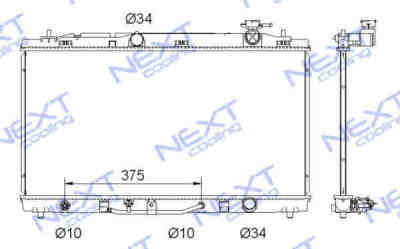 Next Cooling NC01076029B радиатор охлаждения двигателя