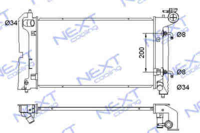 Next Cooling NC01076065B радиатор охлаждения двигателя