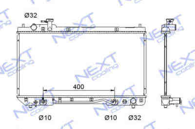 Next Cooling NC01076073B радиатор охлаждения двигателя