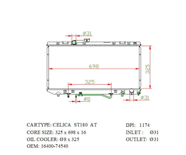 SAT TY0002-ST180   