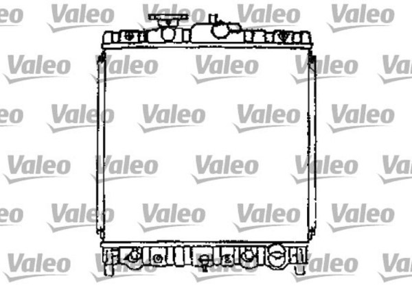 VALEO 731458 радиатор охлаждения двигателя